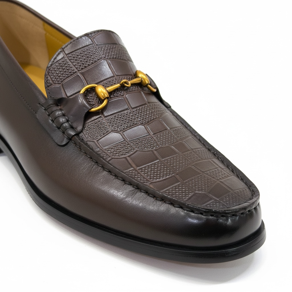 Tishil Regis Croc Men’s Loafers In Brown