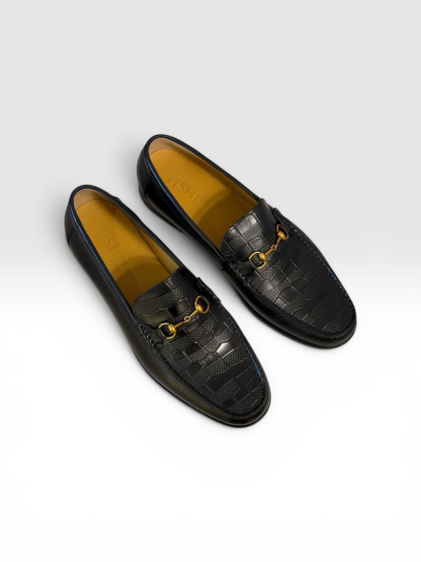 Tishil Regis Croc Men’s Loafers In Black