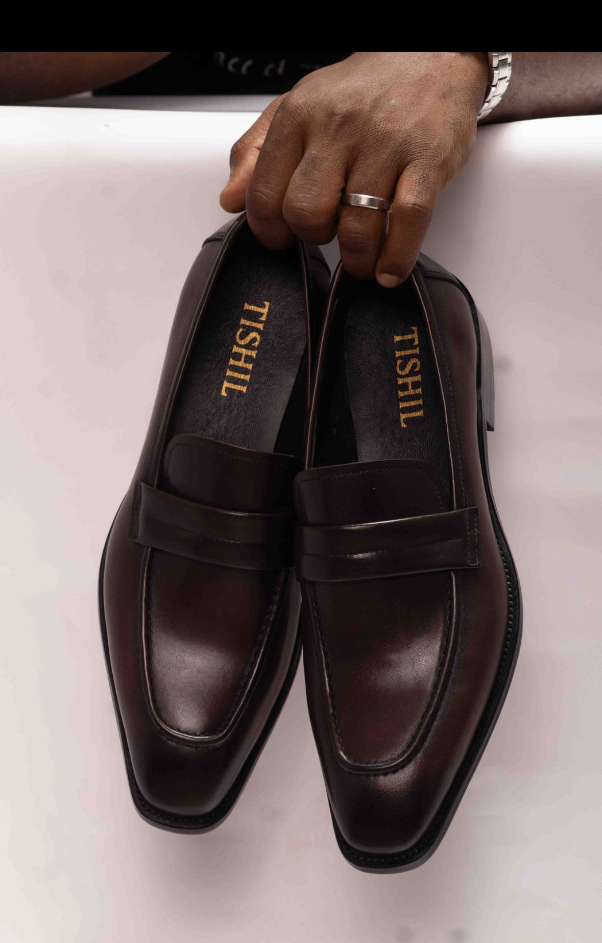 Tishil Vault Brown Leather Loafer