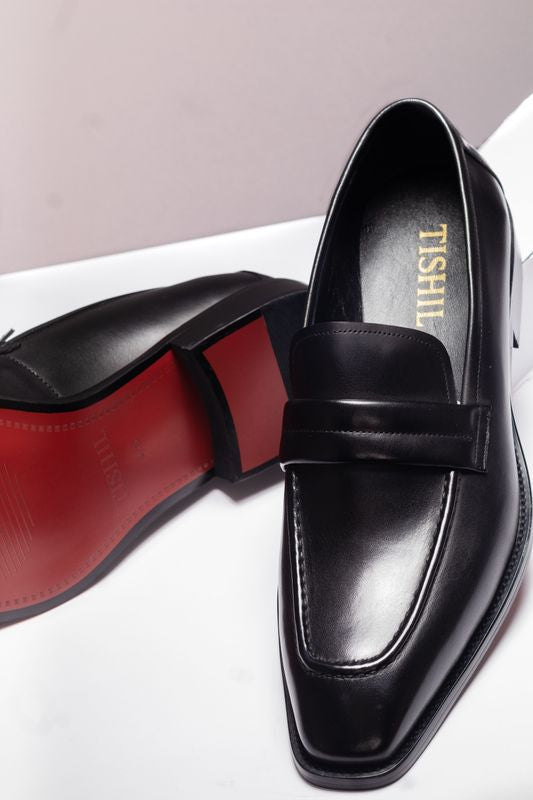 Tishil Vault Black Leather Loafer
