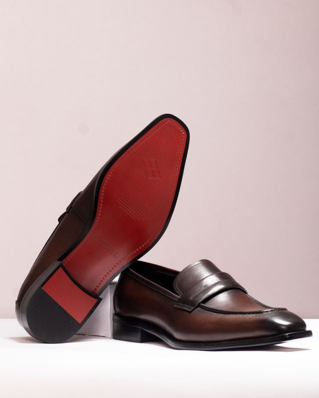 Tishil Vault Brown Leather Loafer