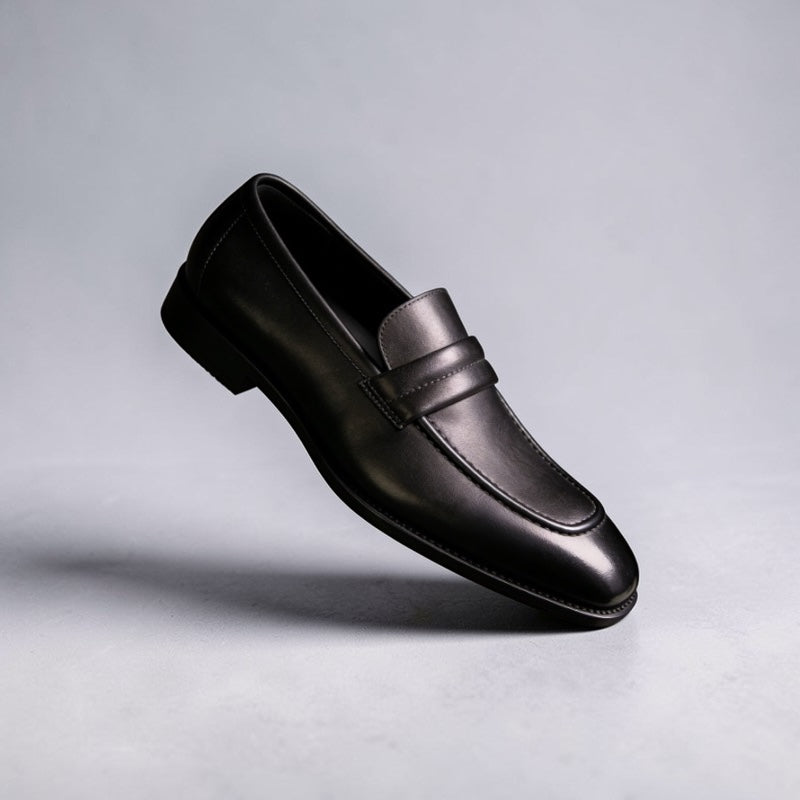 Tishil Vault Black Leather Loafer