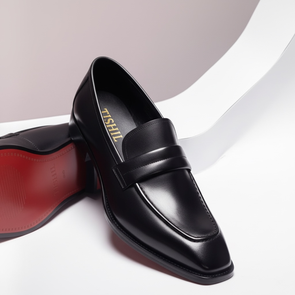 Tishil Vault Black Leather Loafer
